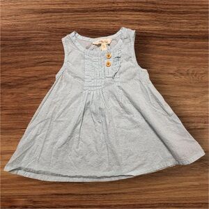 Matilda Jane Soft Blue Girls Dress with Yellow Buttons Size 2